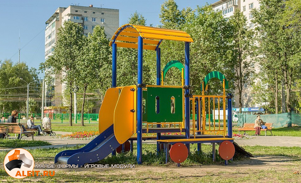 Детские горки для уличных игровых площадок «Pro.Aleit-24» • Калуга